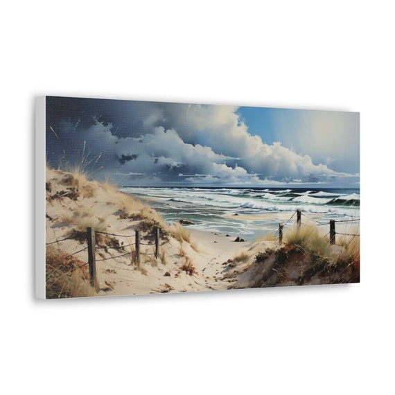 Pacific Northwest Dunes, retro wall art, unique holiday gift, gift for her, gift for Christians, Christmas gift, Christian wall art