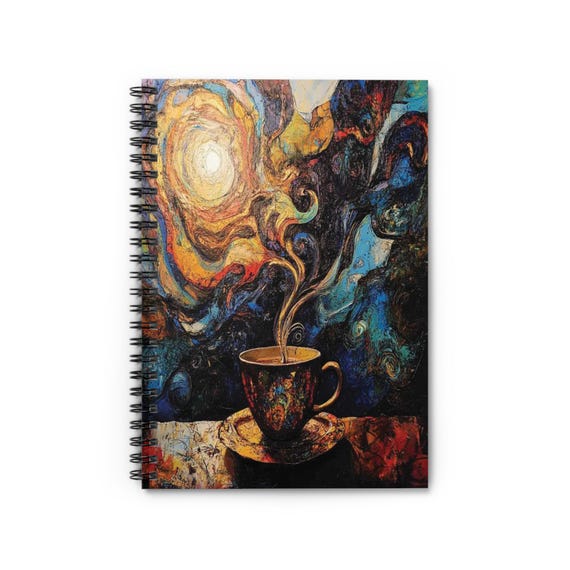 Cosmic Vibes | Journals | Morning Journaling | Spiral Notebook - Ruled Line | Devotional | Meditations