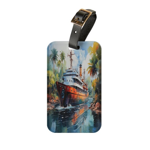 Luggage Tag, Traveler's gift, Teacher gift, Bridesmaid gift, school bag tag, stocking stuffer, unique holiday gift, Christmas