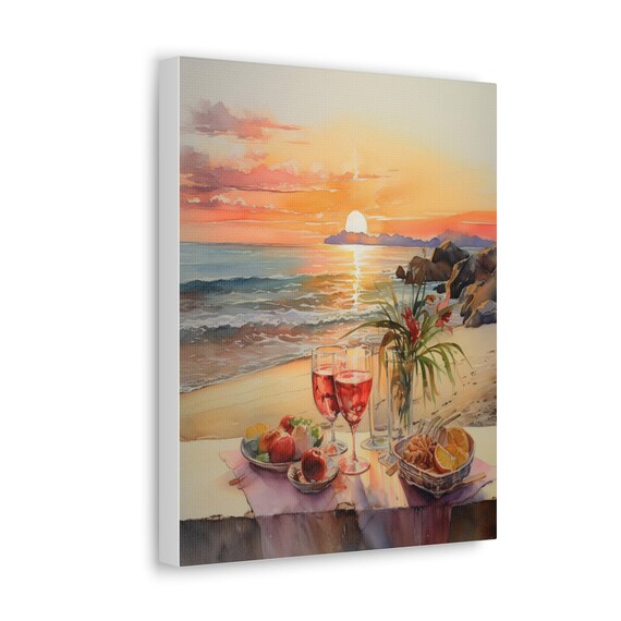 Wave-Kissed Cocktails wall decor | Tropical Sips Collection | retro art decor | unique holiday gift | honeymoon, beach wall art, beach gift