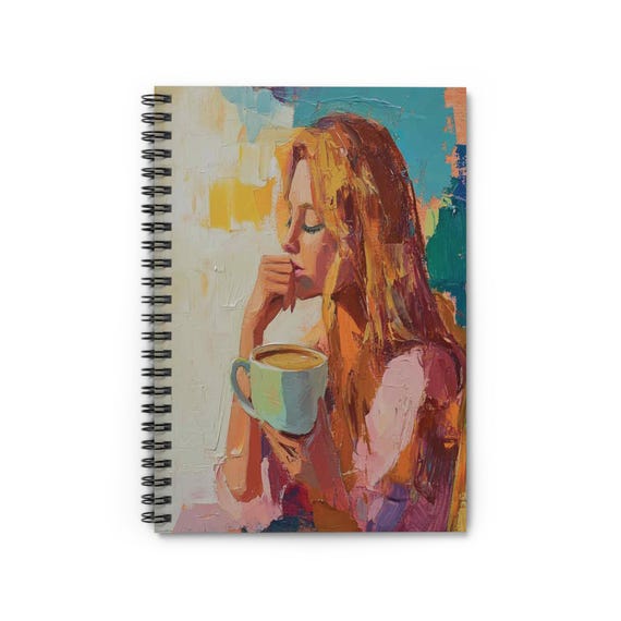 Mocha Meditations | Journals | Morning Journaling | Spiral Notebook - Ruled Line | Devotional | Meditations