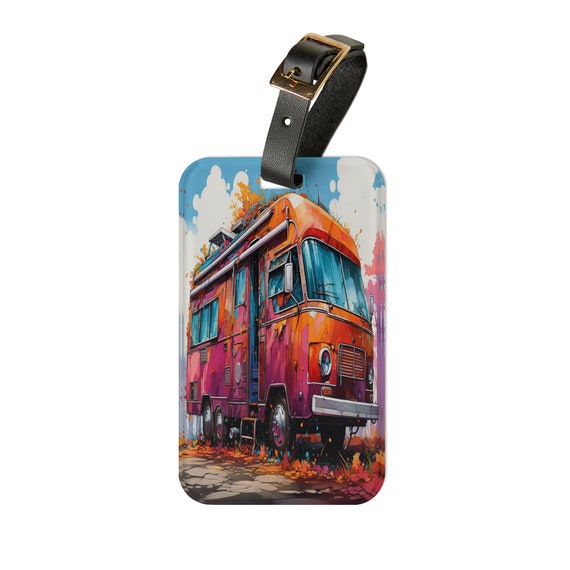 Luggage Tag, Traveler's gift, Teacher gift, Bridesmaid gift, school bag tag, stocking stuffer, unique holiday gift, Christmas