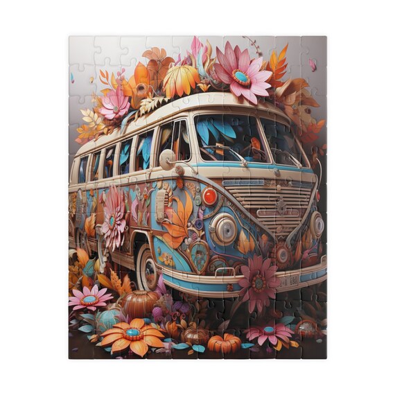 Groovy Wheels, jigsaw puzzles, family fun, game night, Christmas gift, coworker gift, unique holiday gift, gift for her, gift for teen