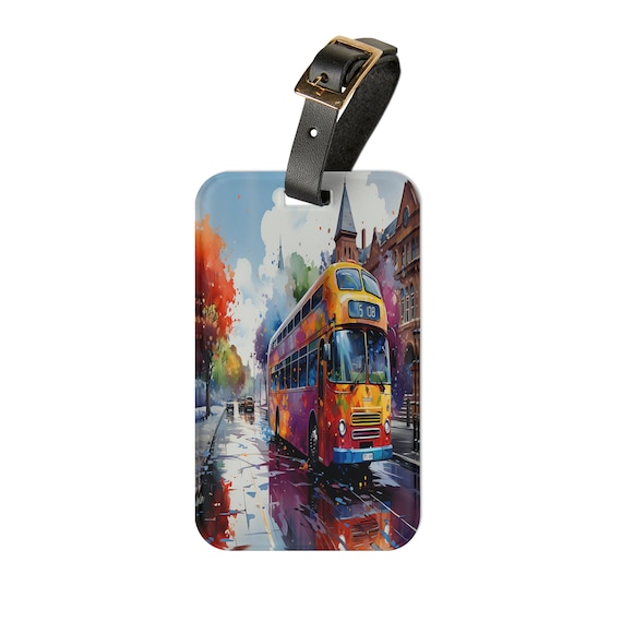 Luggage Tag, Traveler's gift, Teacher gift, Bridesmaid gift, school bag tag, stocking stuffer, unique holiday gift, Christmas