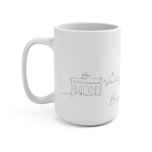 Berlin Mug 15oz, Coffee mug, travel novelty mug, travel memories, latte, espresso, cappuccino, world coffee, tea time image 3