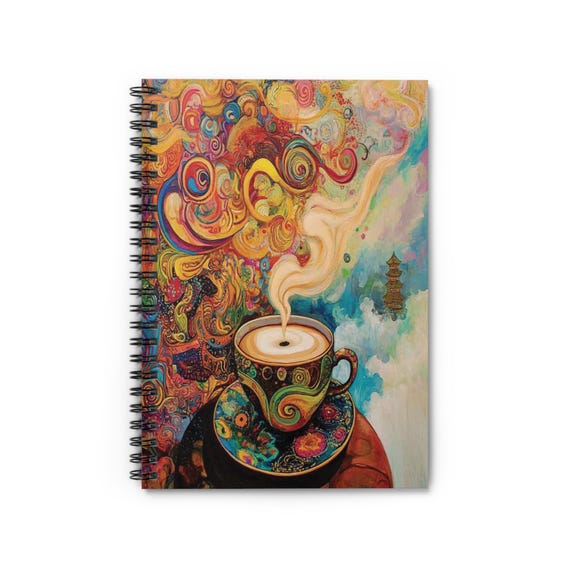 Sacred Sip | Journals | Morning Journaling | Spiral Notebook - Ruled Line | Devotional | Meditations