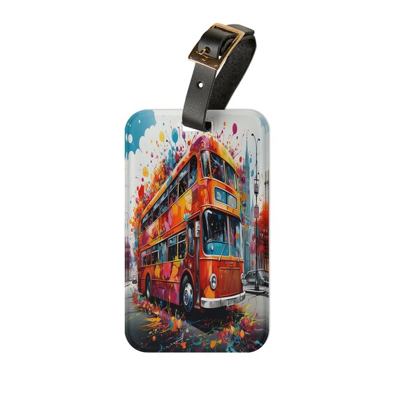 Luggage Tag, Traveler's gift, Teacher gift, Bridesmaid gift, school bag tag, stocking stuffer, unique holiday gift, Christmas