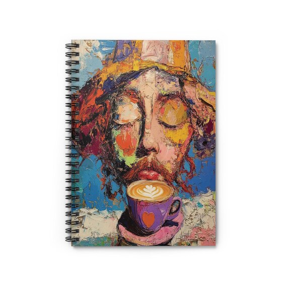 Cup of Chill | Journals | Morning Journaling | Spiral Notebook - Ruled Line | Devotional | Meditations