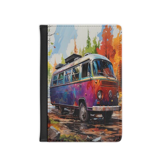 Bohemian Road Trip, Passport Cover, Personalized, Traveler's gift, World traveler, personalized gift, unique holiday gift, stocking stuffer