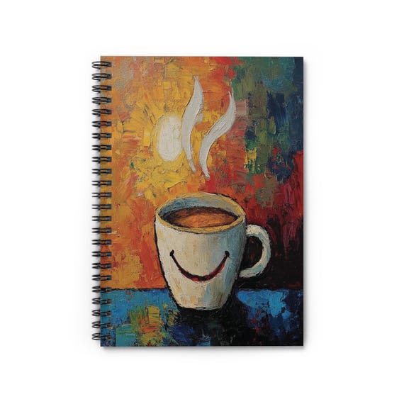 Java Joy | Journals | Morning Journaling | Spiral Notebook - Ruled Line | Devotional | Meditations