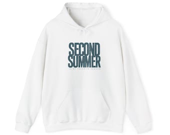SECOND SUMMER is My Favorite Season Heavy Blend Hoodie | Coastal Beach Hoodie | Fall Beach Sweatshirt