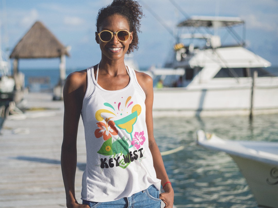 Key West Women's Ideal Racerback Tank Florida Keys Keys West Womens