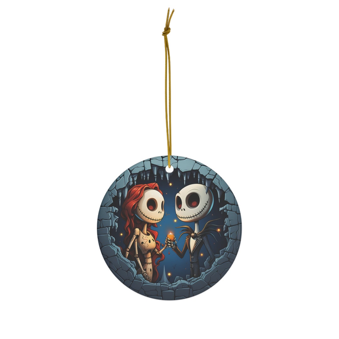 Nightmare Before Christmas Ceramic Ornament Etsy