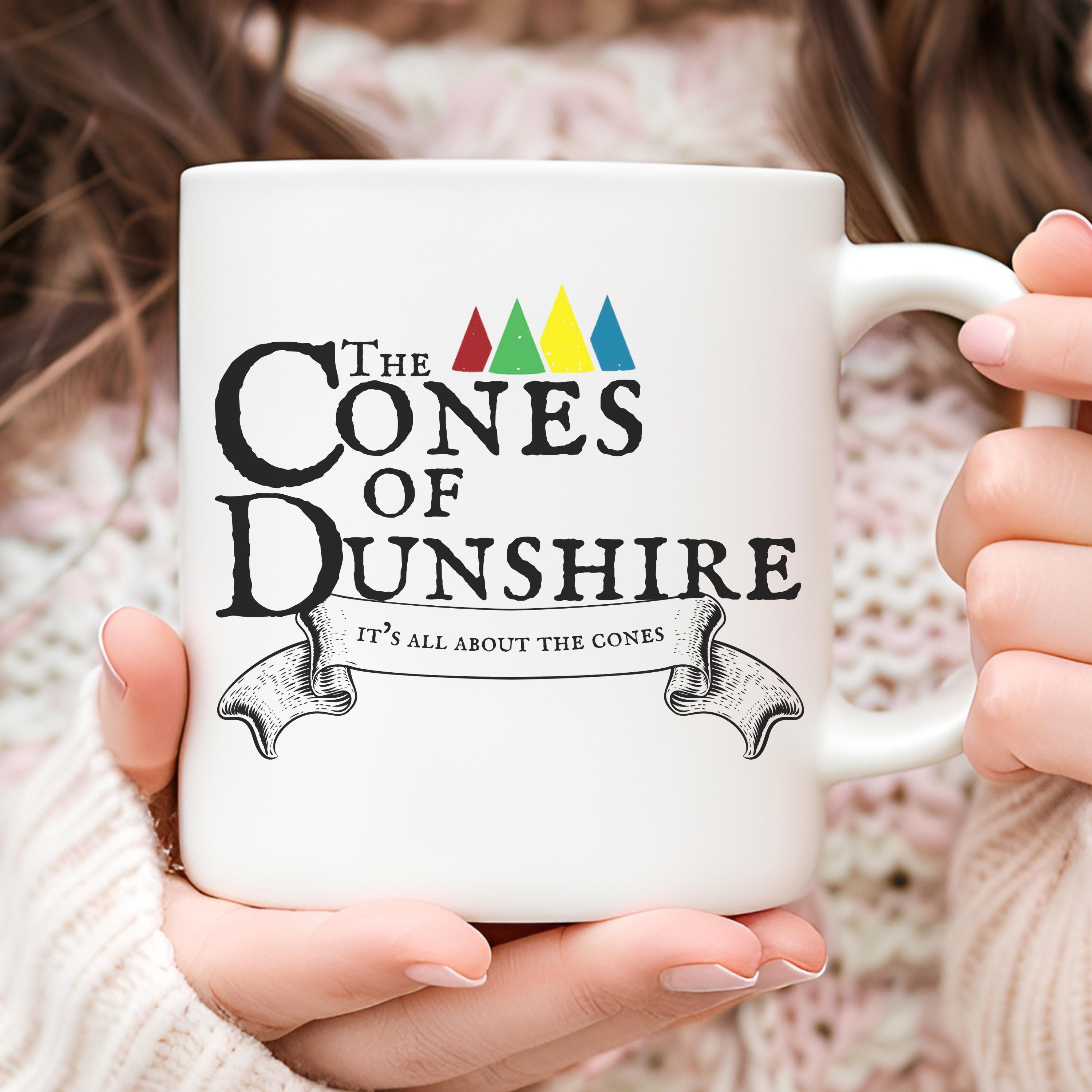 Cones of Dunshire Parks and Rec Ceramic Mug | Coffee Cup | Holiday Gift | Birthday Gift | Friend Gifts | Ben Wyatt | Parks and Rec | 11/15oz