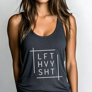 Lift Heavy Sh*t jersey tanktop | Gymtanktop | Trainingskleding | Sportkleding | Uniseks tanktop | Fitnesstanktop | Hardlooptanktop | Dameskleding