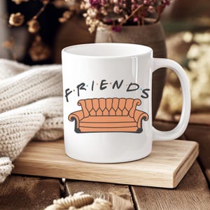 Caneca de cerâmica Friends | Xícara de café | Xícara Friends | Caneca Central Perk | Presentes para ela | Presentes para amigos | Presentes para amigos | Caneca Friends | 11/15oz