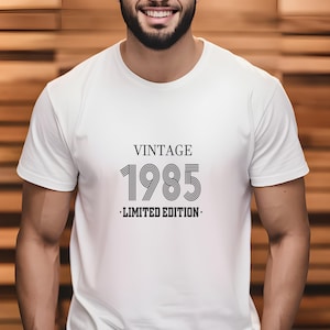 Limited Edition 1985 Men & Womens t-shirt | Womens Tee | 40th Birthday T-Shirt | 1985 Shirt | Mens Tee | Vintage T-Shirt | Unisex T-Shirt
