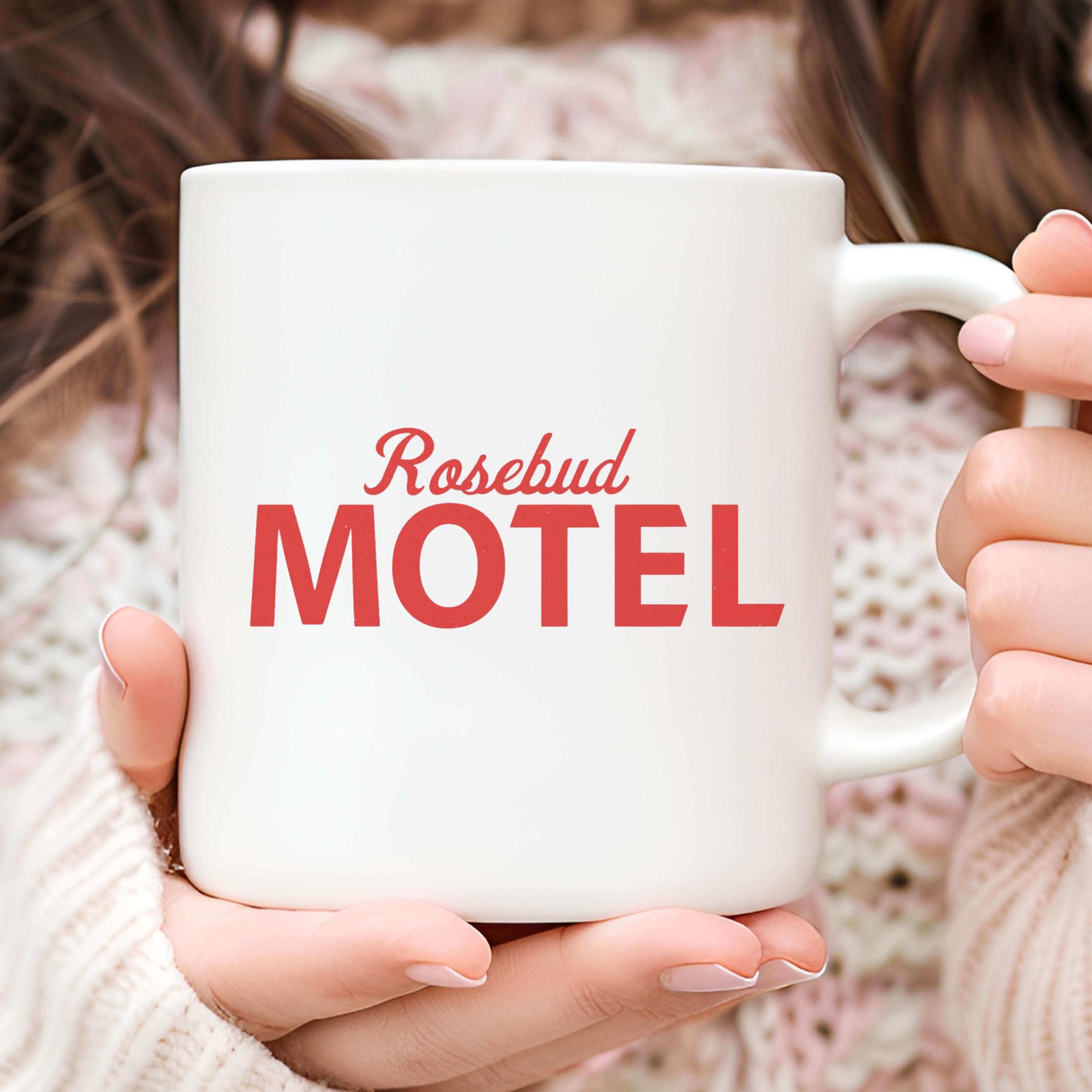 Rosebud Motel Schitts Creek Ceramic Mug | Coffee Cup | Holiday Gift | Birthday Gift | Gifts for Friends | Ew David | Schitts Creek | 11/15oz