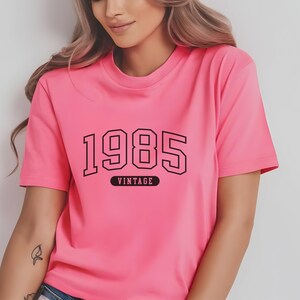 1985 Men & Womens t-shirt | Womens Tee | 40th Birthday T-Shirt | 1985 Shirt | Mens Tee | Vintage T-Shirt | Womens Clothing | Mens Clothing