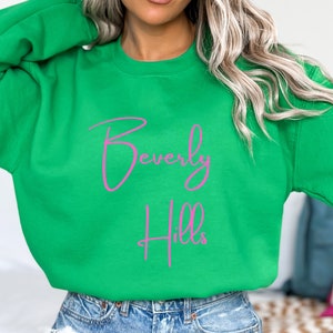 Preppy Logo PNG Beverly Hills logo PDF download gift print logo JPEG tiktok logo sweatshirt logo mom sweatshirt teacher gift digital file