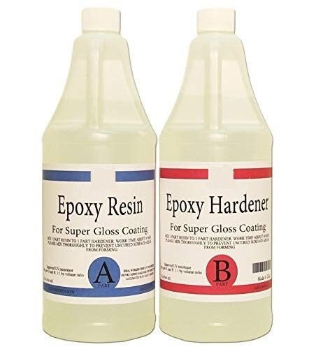 LET'S RESIN Bulk Epoxy Resin, 1 Gallon Clear Resin, Super Clear Epoxy Resin,  Bubbles Free Great for Layered Casting Table Top Epoxy Resin 