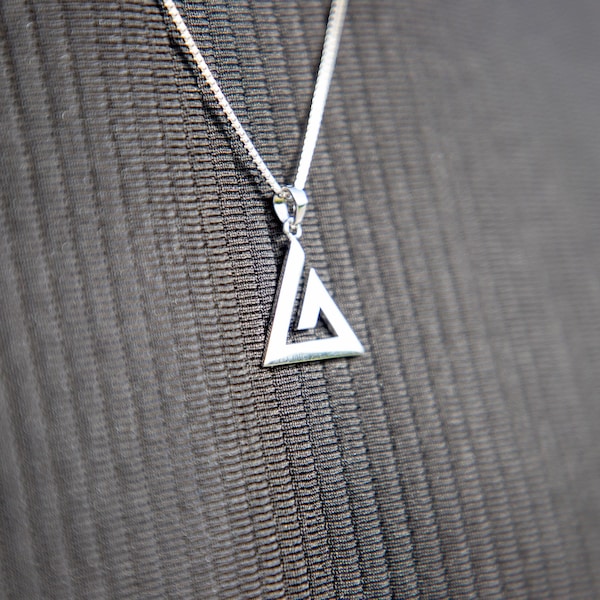 Silver BJJ Pendant with Chain