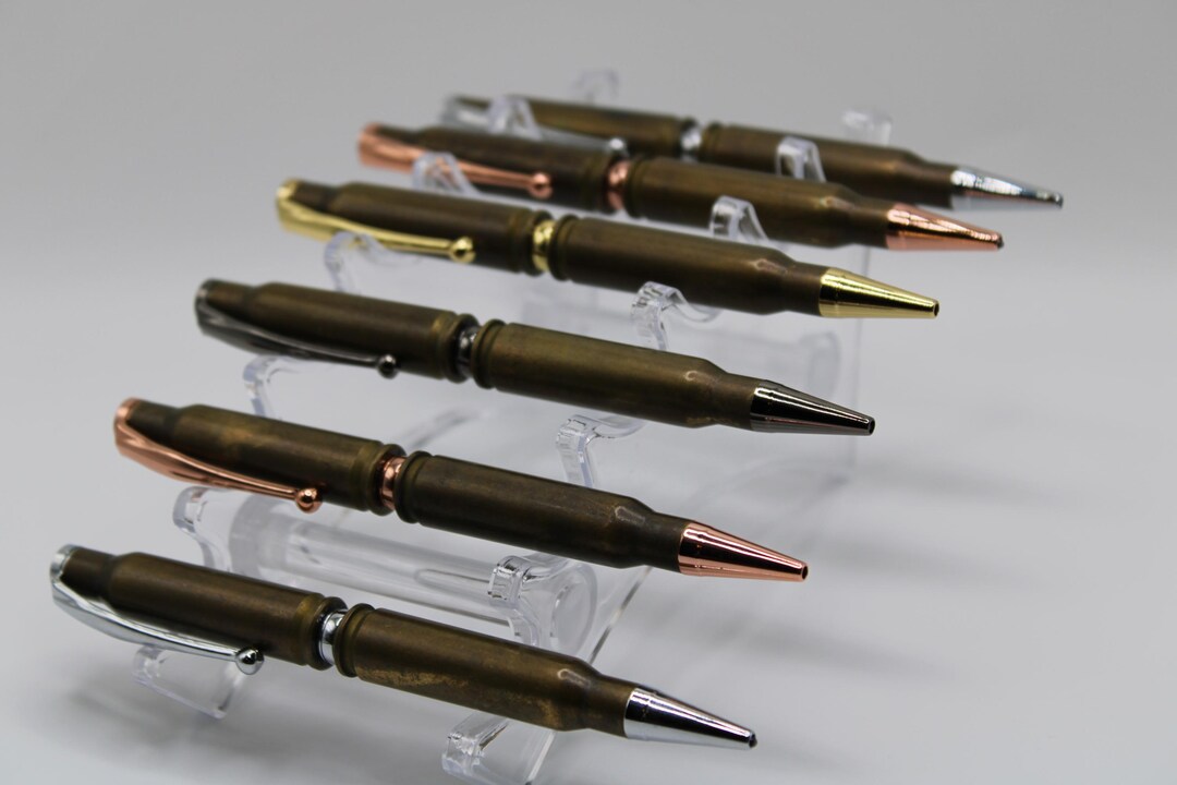 Aged Brass .308 Shell Casing Metal Pen, Refillable Tactical Pen - Etsy