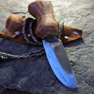 White Oak Camping Knife // Single Bevel