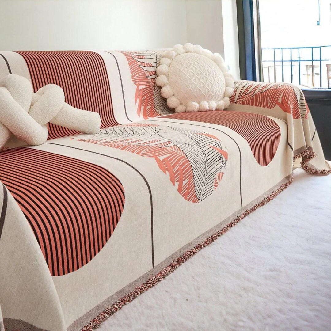 Boho Sofa Couch Cover Throw Boho Style Sofa Throw, Blanket Cover for ...