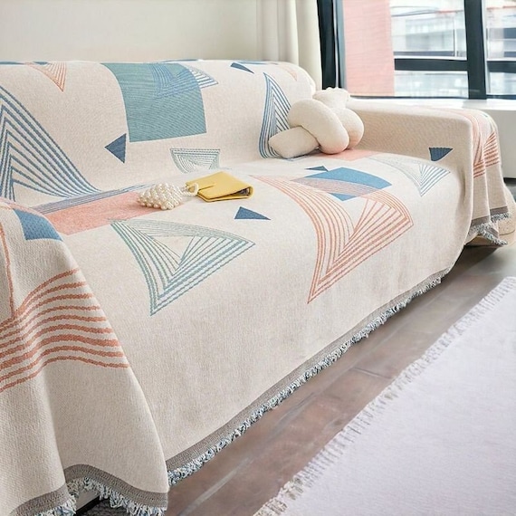 Boho Geometric Soft Sofa Cover Throws Soft Couch Covers Boho