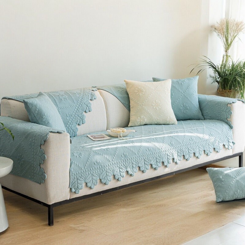 Bohemian Style Couch Cover Bohemian Pattern Couch Cover, Boho Style Slipcover, Anti Slip Sofa