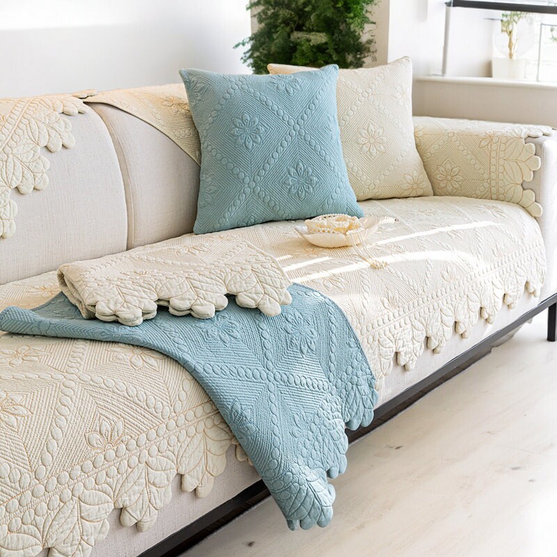 Bohemian Style Couch Cover Bohemian Pattern Couch Cover, Boho Style Slipcover, Anti Slip Sofa