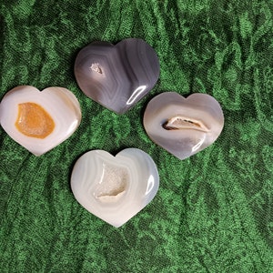 Druzy Agate Heart