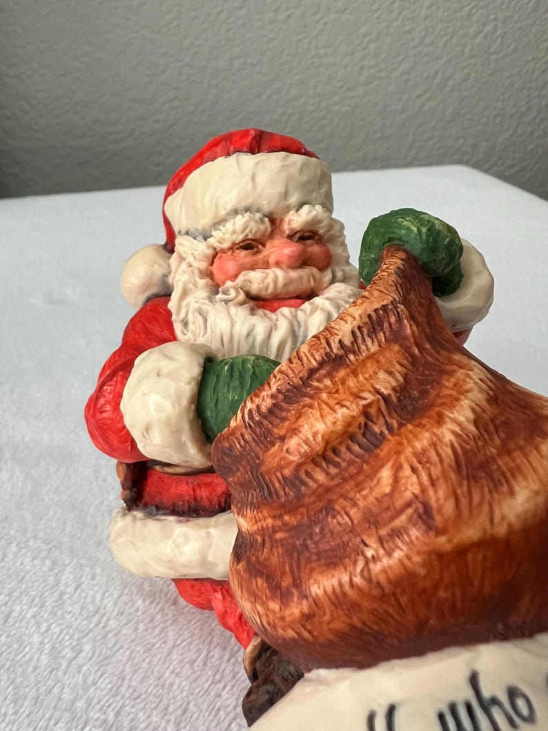 Signed Simpich Santa Figurine – 1990 Santa III, Number 875 - Etsy