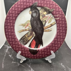 Fitz & Floyd Oiseaux des Tropiques plate / home decor / spring decor / decor / Mother&#39;s Day