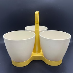 Tupperware condiment caddy, vintage