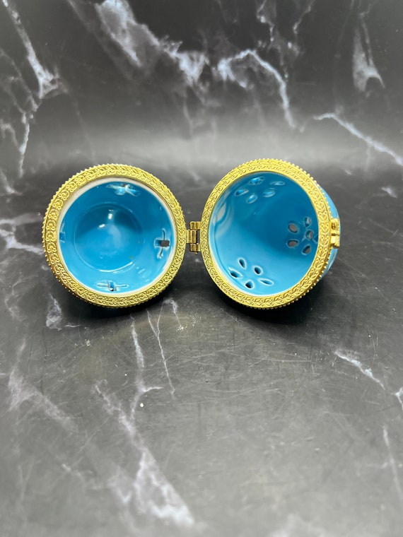 Ceramic Easter egg trinket box / Easter Decor / S… - image 6