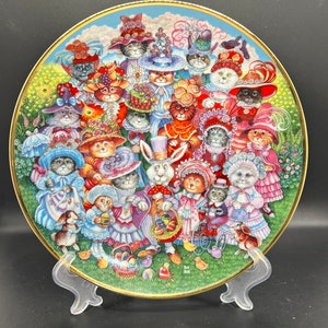 Easter Purrade Plate - Etsy