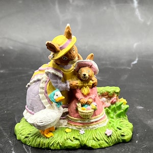 Russ Easter Bunny figurine / Easter decor / Spring decor