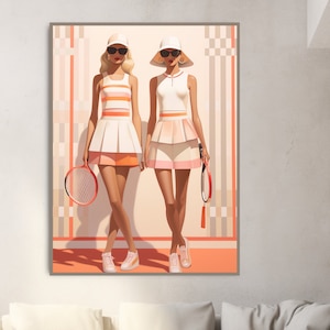 Courtly Chic – Tennis Elegance in Harmony