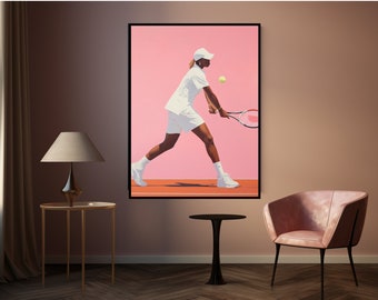 The Pink Horizon of Power - A Tennis Portrait