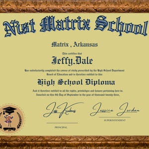 Diploma template