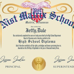 diploma Templates: Instant Download, Editable Certificate, Homeschool Certificate Template, School Certificate Template,