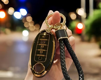 Key Fob Cover for Nissan, Car Key Cover, Stylish TPU Key Case, Keychain, Protective Key Fob Case, Nissan Accessory, Gift Idea, Nissan Owner
