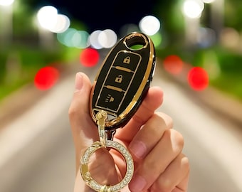 Key Fob Cover for Nissan, Car Key Cover, Stylish TPU Key Case, Keychain, Protective Key Fob Case, Nissan Accessory, Gift Idea, Nissan Owner
