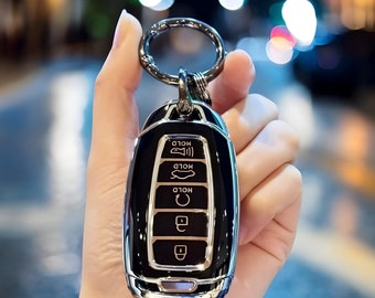 Key Fob Cover For Hyundai, With Keychain, Stylish, Tpu Fob, Car key Cover, Car Key Cover Case, Car Key, Key Case, Key Fob, Keychain