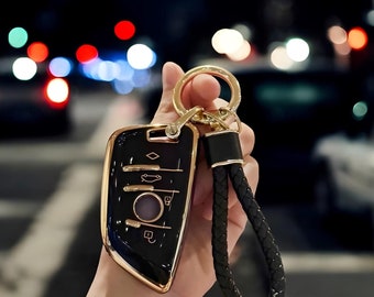 Key Fob Cover for BMW, Car Key Cover, Stylish TPU Key Case, Keychain, Protective Key Fob Case, BMW Car Accessory, Gift Idea for Bmw Owner