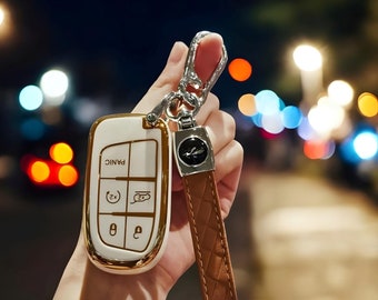 Key Fob Cover For Dodge, With Keychain, Stylish, Tpu Fob, Car key Cover, Car Key Cover Case, Car Key, Key Case, Key Fob, Keychain, Gift
