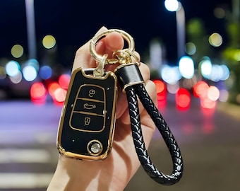 Key Fob Cover For Hyundai, With Keychain, Stylish, Tpu Fob, Car key Cover, Car Key Cover Case, Car Key, Key Case, Key Fob, Keychain