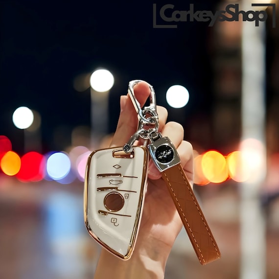 Key Fob Cover For BMW, With Keychain, Stylish, Tpu Fob, Car key Cover, Car Key Cover Case, Car Key, Key Case, Key Fob, Keychain
